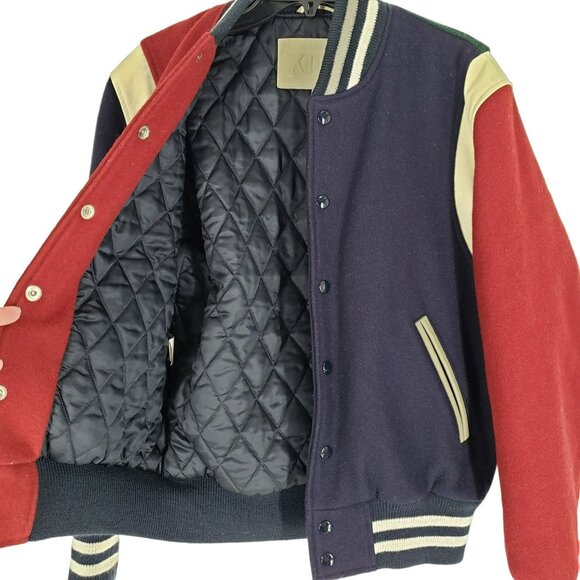 Kith Red and Navy Varsity Jacket - Picture 11 of 16